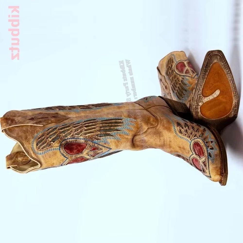 Embroidered Cowboy Western Boo - Vintage Fashion Boots recension och pris