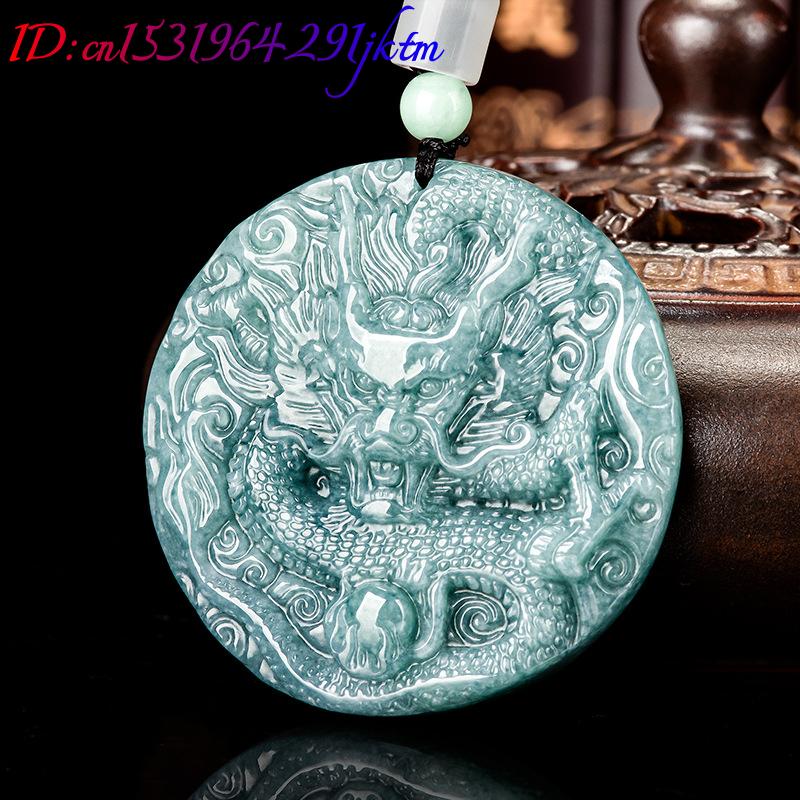 Burmese Jadeite Dragon Pendant - Vintage Fashion Women recension och pris