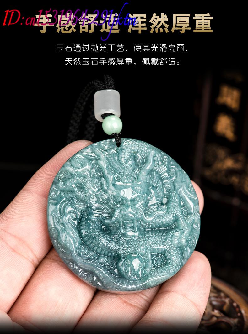 Burmese Jadeite Dragon Pendant - Vintage Fashion Women recension och pris