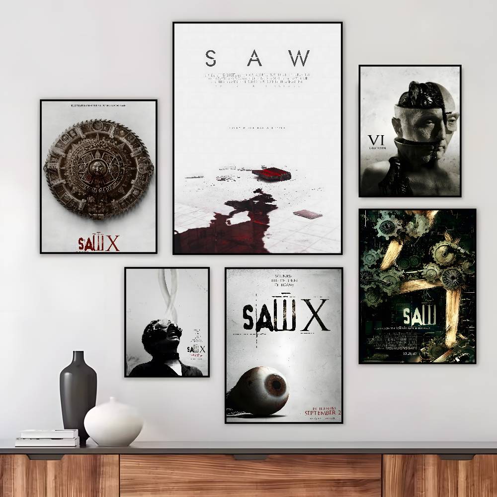 Vintage Saw Horror Movie Poste - Vintage Fashion Prints For Wall recension och pris