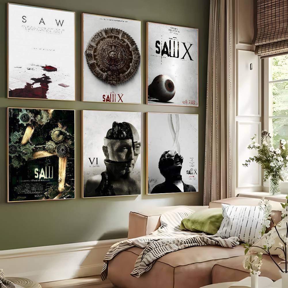 Vintage Saw Horror Movie Poste - Vintage Fashion Prints For Wall recension och pris
