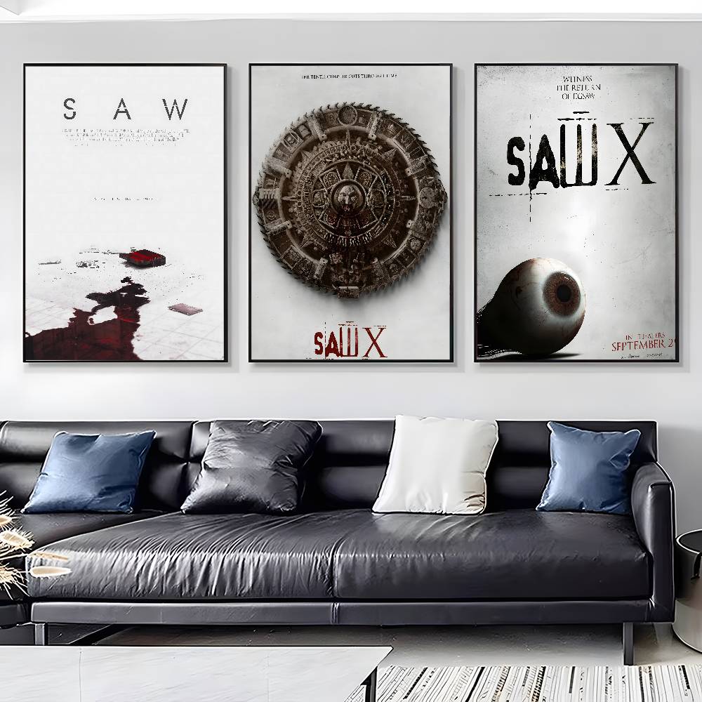 Vintage Saw Horror Movie Poste - Vintage Fashion Prints For Wall recension och pris
