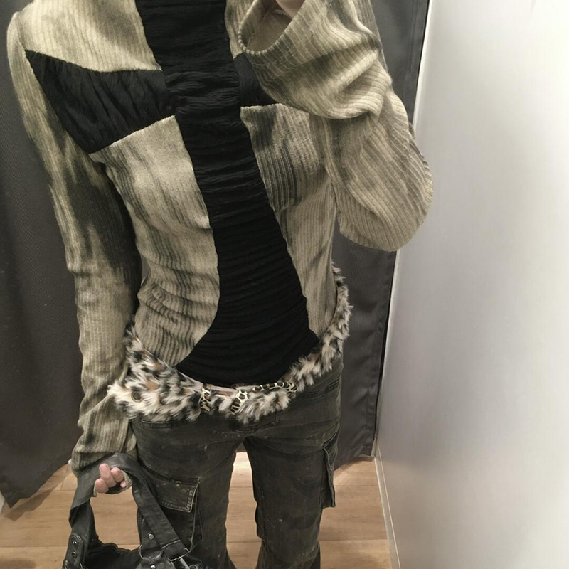 Goth Cross Subculture slim top - Turtleneck Knit 90S recension och pris
