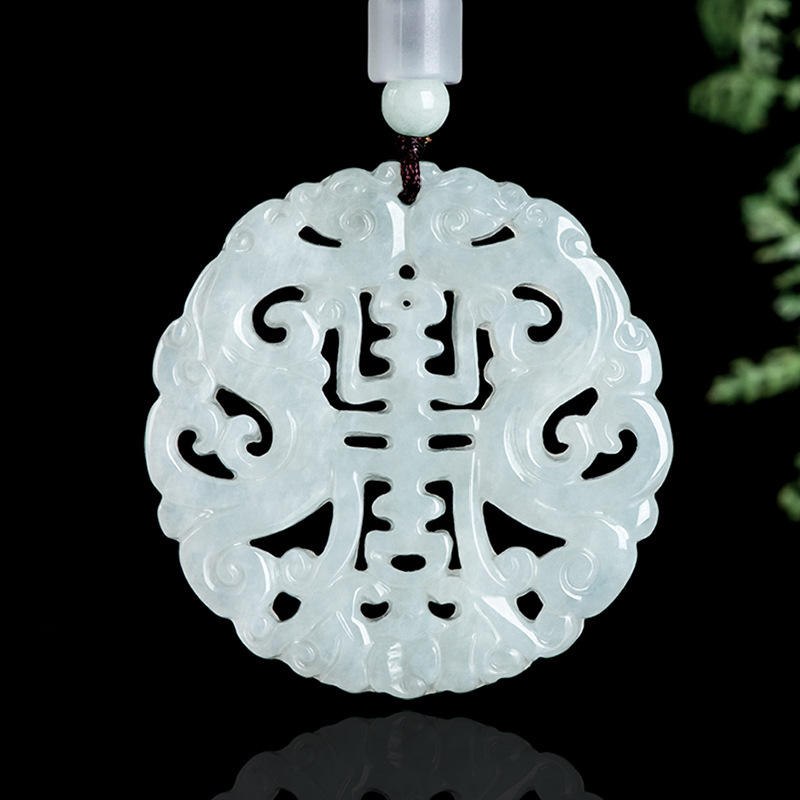 Burmese Jadeite Dragon Pendant - Vintage Fashion Women recension och pris