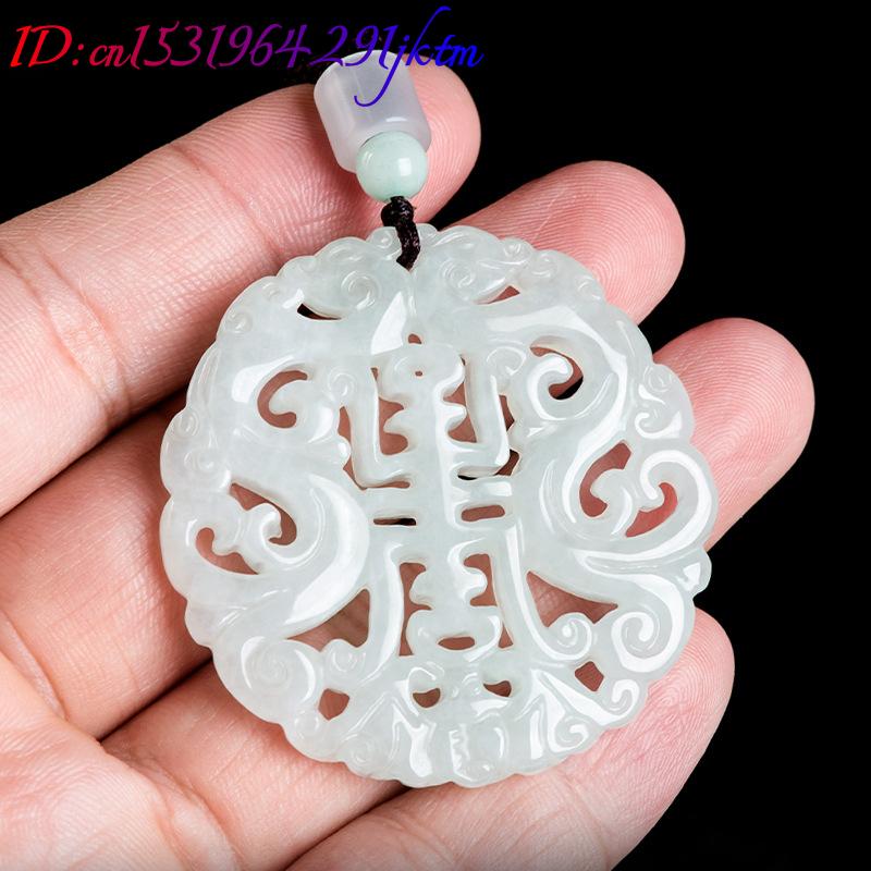 Burmese Jadeite Dragon Pendant - Vintage Fashion Women recension och pris