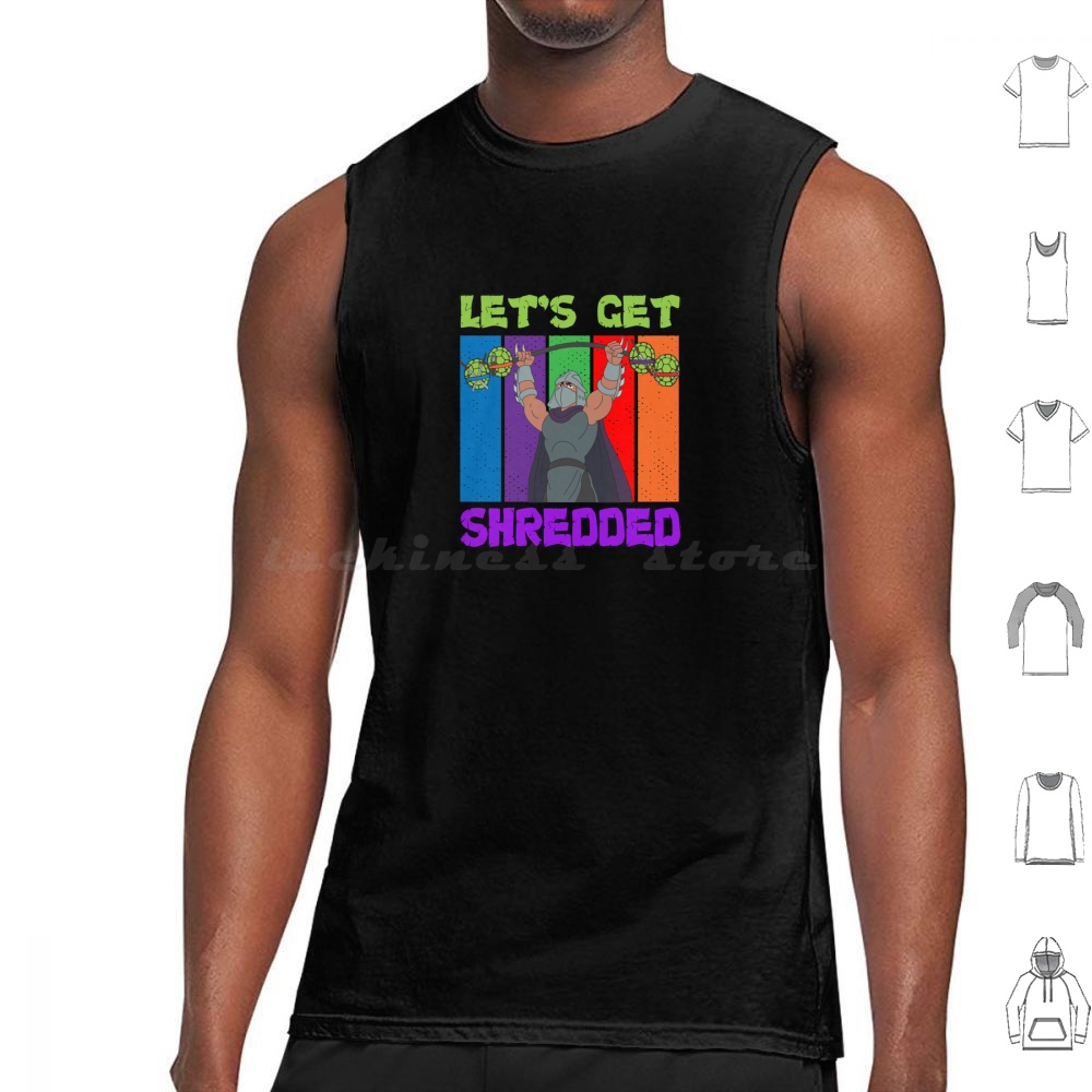 Let's Get Shredded Tank Tops V - Turtleneck Knit 90S recension och pris