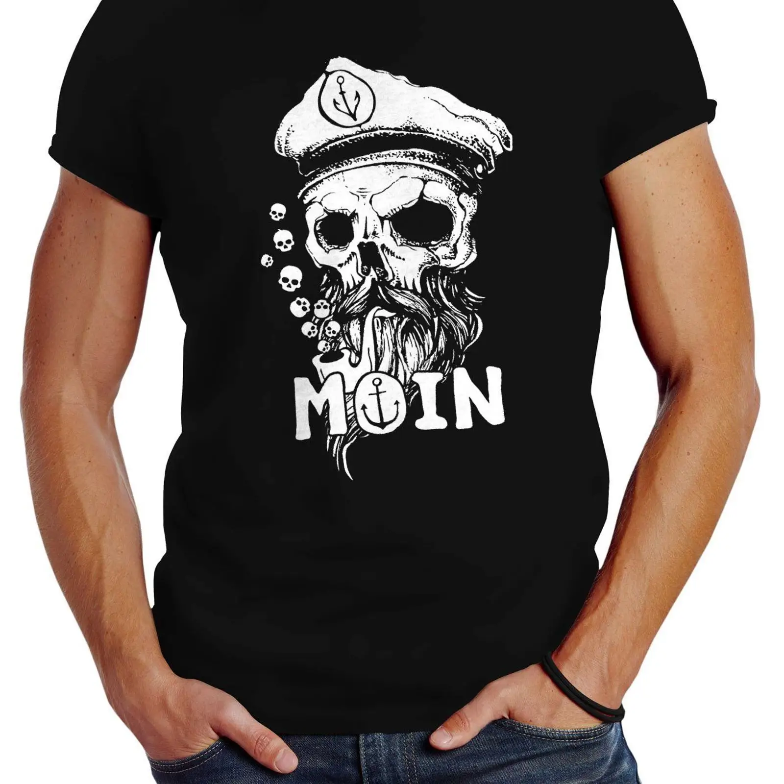 Neverless Print T Shirt Herren - Vintage Fashion Hamburg recension och pris