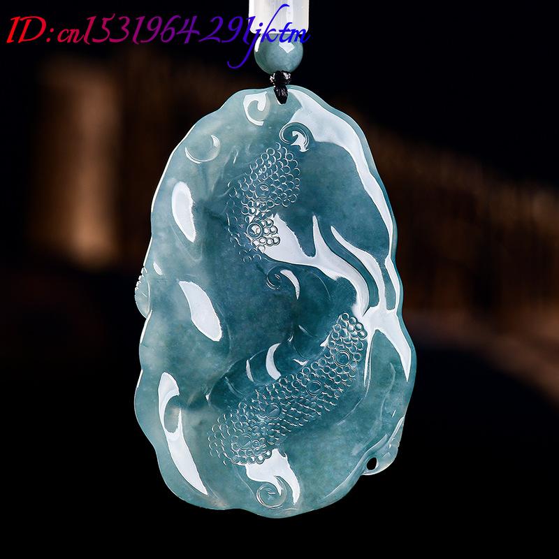 Natural Burmese Jadeite Dragon - Vintage Fashion Women recension och pris