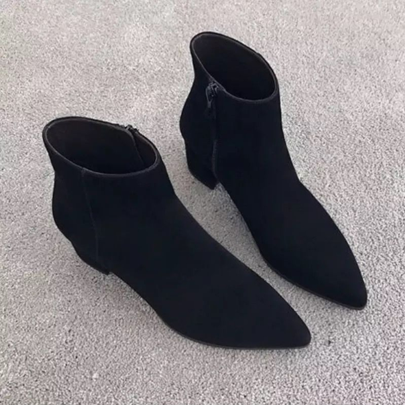 2026 Women Chunky Heel Chelsea - Vintage Fashion Style recension och pris