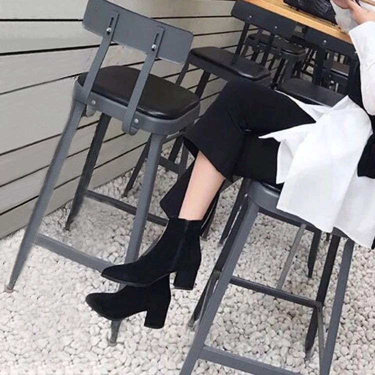 2026 Women Chunky Heel Chelsea - Vintage Fashion Style recension och pris