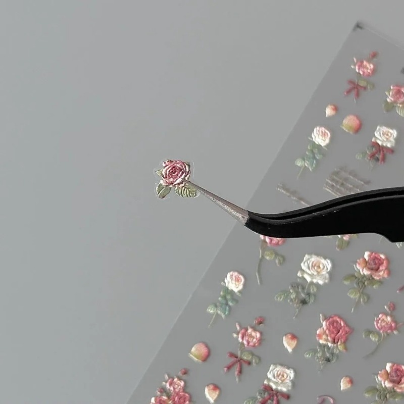 5Pcs Ins Retro Rose Sticker Hi - Vintage Fashion Magazines recension och pris