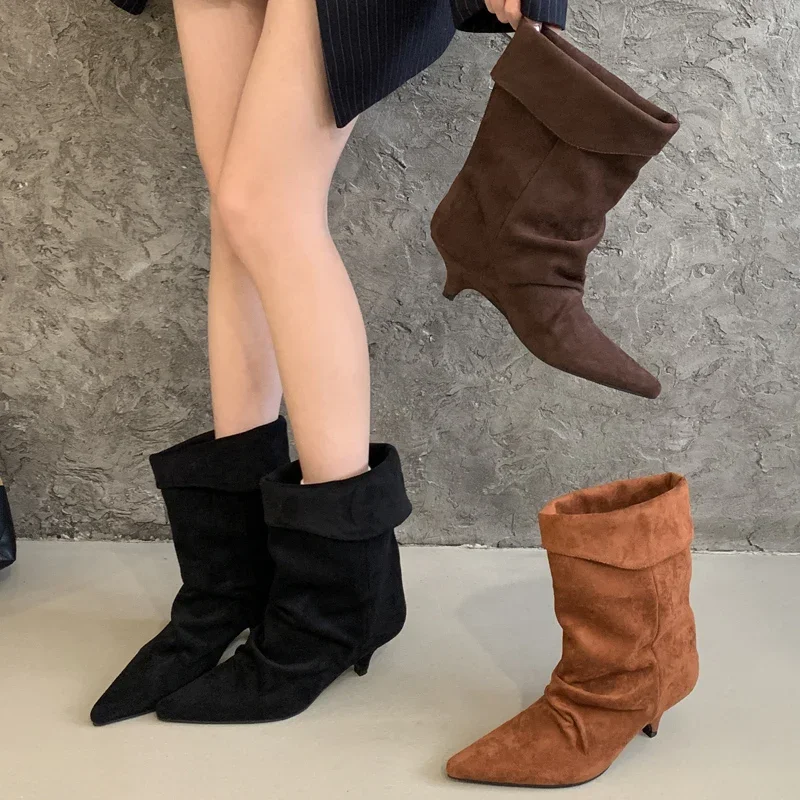 Aneikeh Winter Pointed Toe Thi - Vintage Fashion Style recension och pris
