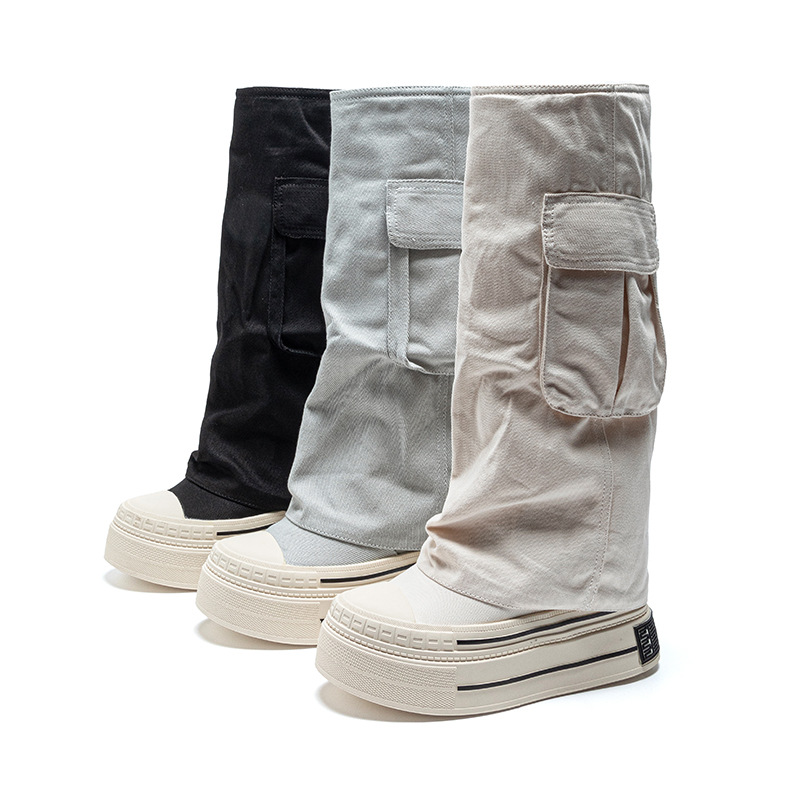 12cm Denim Cnvas 2025 Fall Win - Vintage Fashion Boots recension och pris