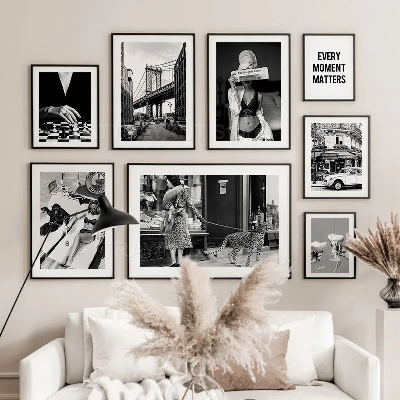 Black and White Vintage Wall A - Vintage Fashion Sketches recension och pris