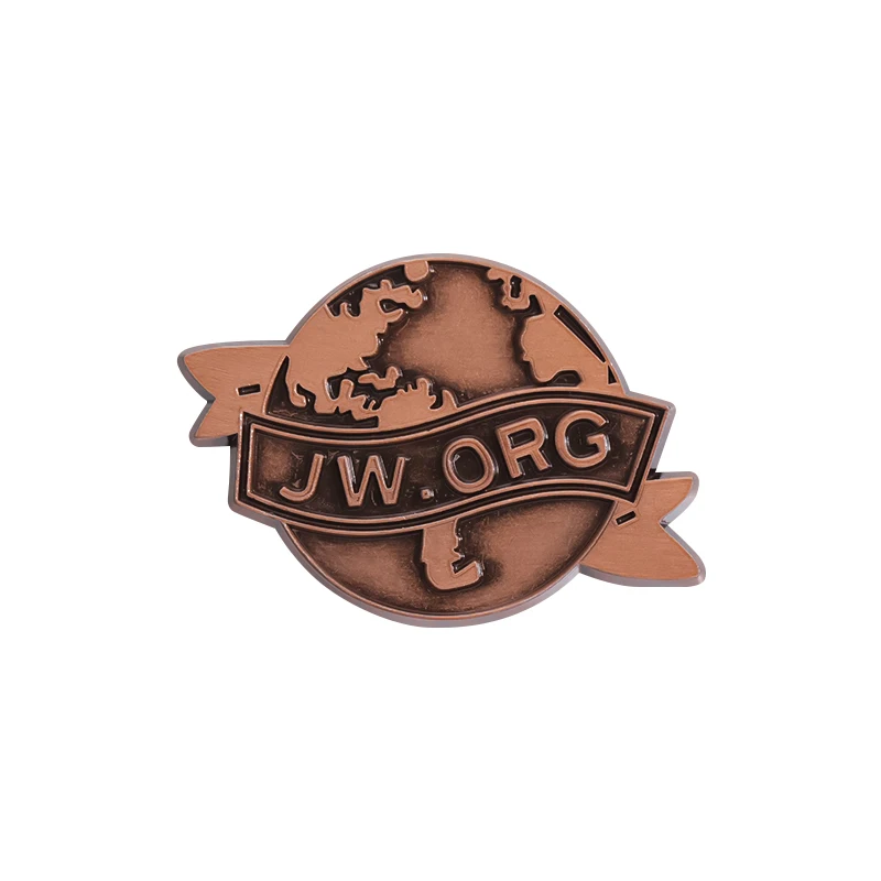 Retro Earth Brooch JW.ORG Enam - Vintage Fashion Org recension och pris