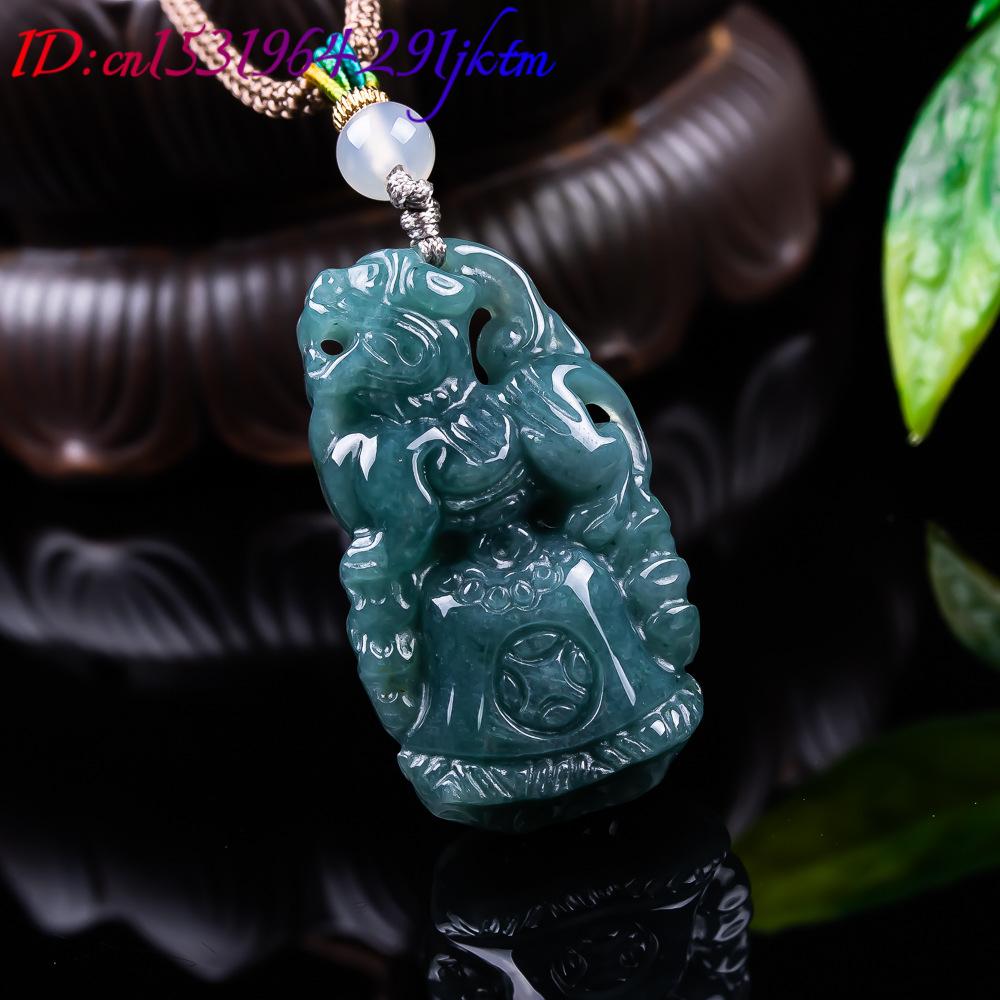 Burmese Jadeite Pixiu Pendant  - Vintage Fashion Women recension och pris