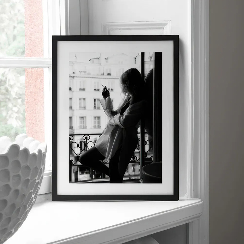 Black and White Vintage Wall A - Vintage Fashion Prints For Wall recension och pris
