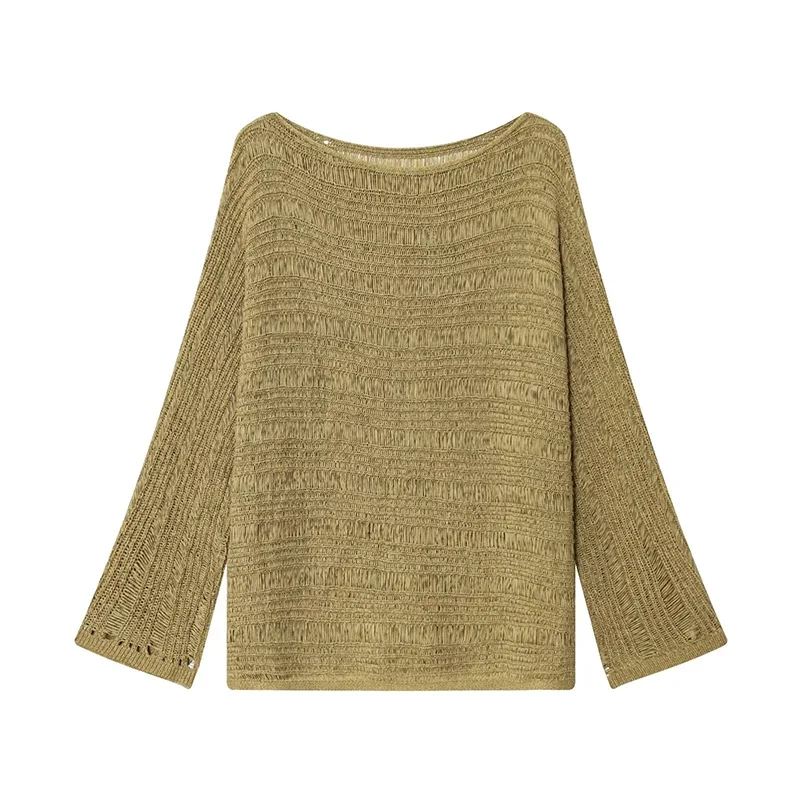 Vintage Boat Neck Knit Sweater - Vintage Fashion Women recension och pris