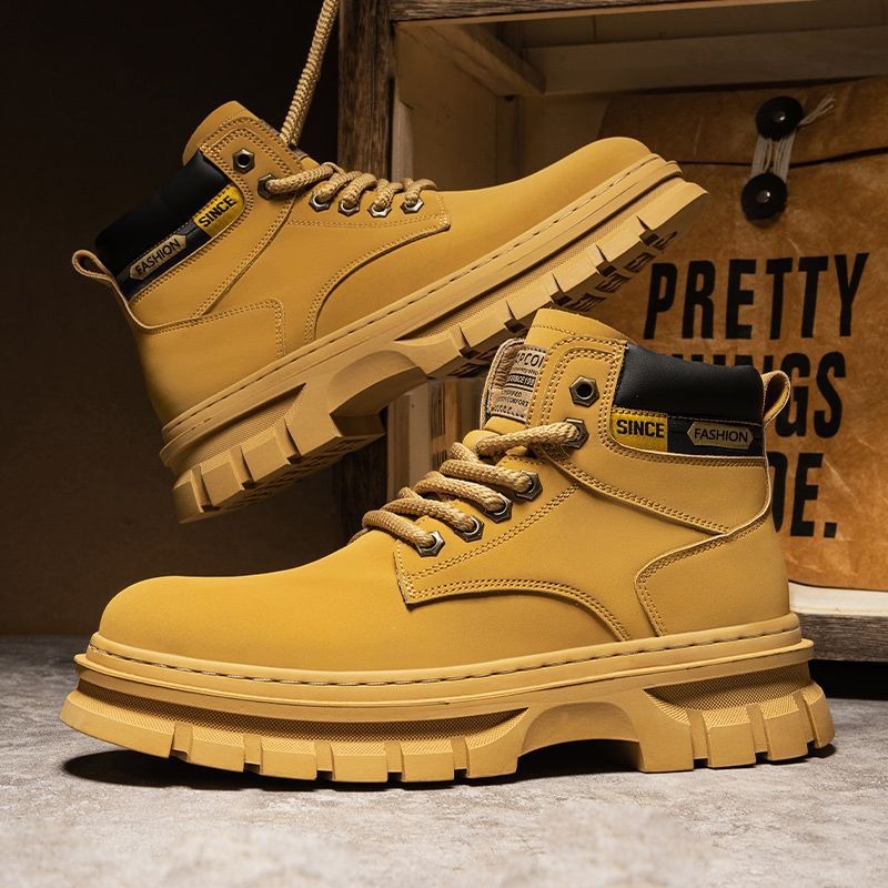 Vintage Men Platform Ankle Boo - Vintage Fashion Boots recension och pris
