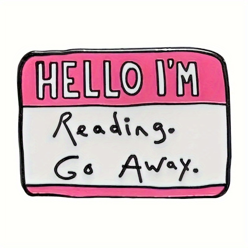 'Hello,I'm Reading Go Away' Pi - Vintage Fashion Books recension och pris