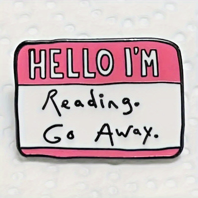'Hello,I'm Reading Go Away' Pi - Vintage Fashion Books recension och pris