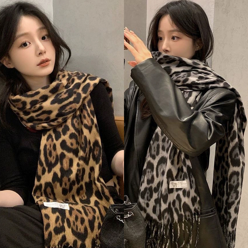 2025 New Retro Silk Leopard Pa - Vintage Fashion Wear recension och pris