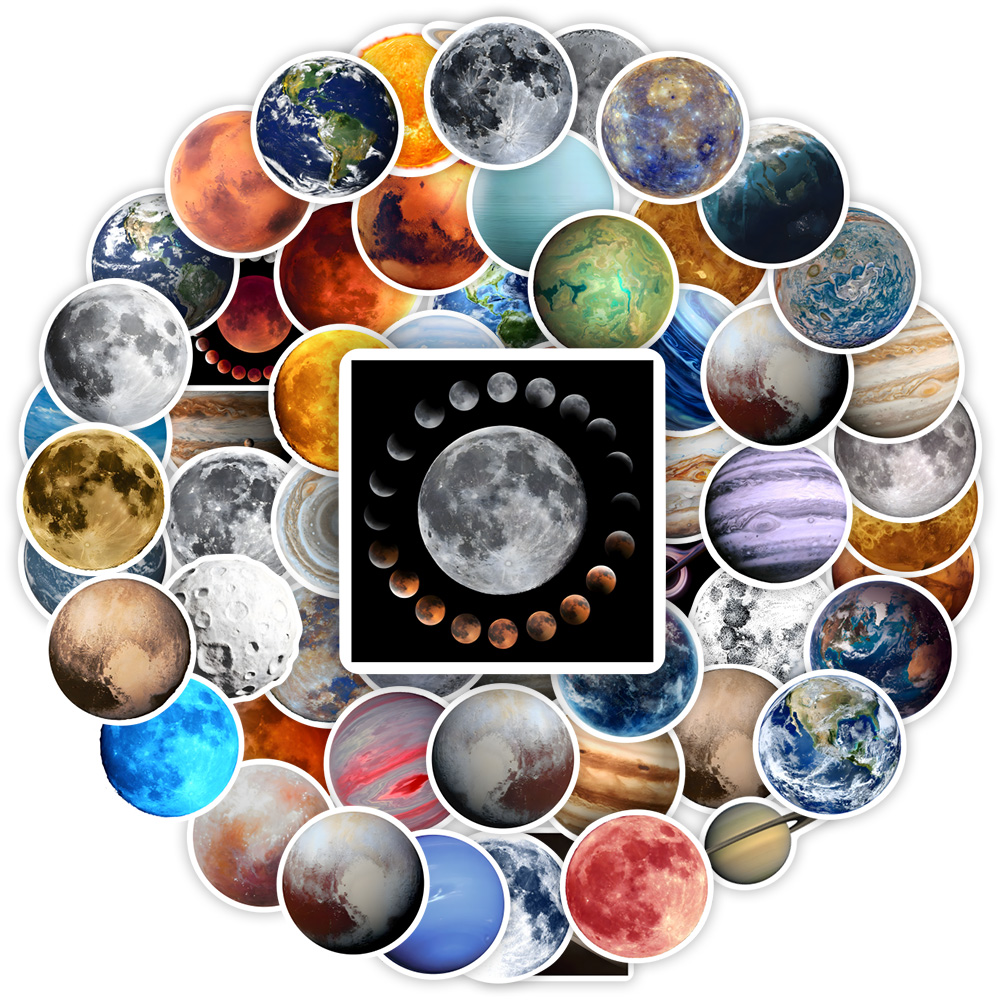 Planet Universe Stickers Galax - Vintage Fashion Magazines recension och pris
