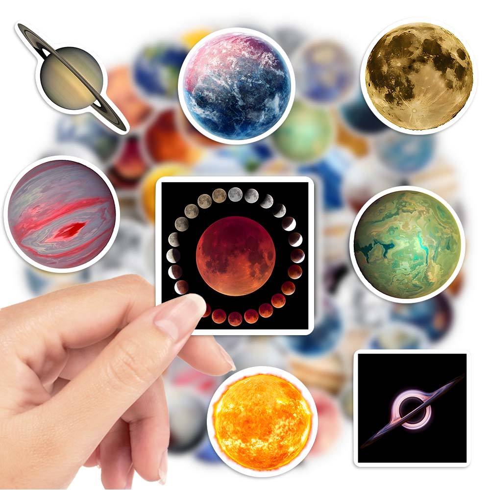 Planet Universe Stickers Galax - Vintage Fashion Magazines recension och pris