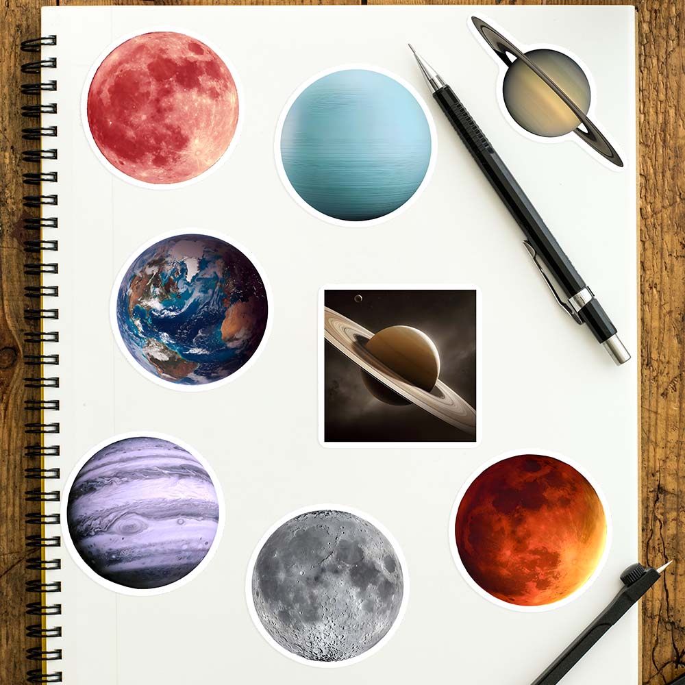 Planet Universe Stickers Galax - Vintage Fashion Magazines recension och pris
