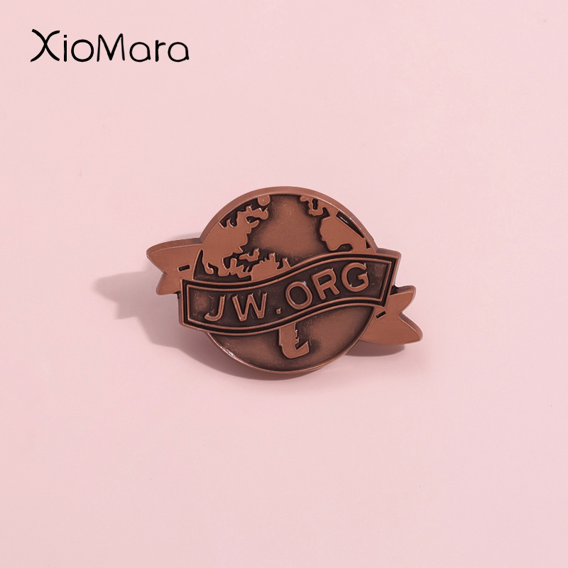 JW,ORG Earth Enamel Pins Custo - Vintage Fashion Org recension och pris