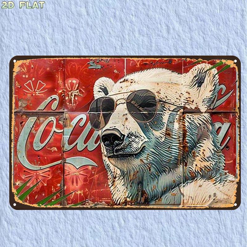 Vintage Polar Bear Fashion Gla - Vintage Fashion Prints For Wall recension och pris