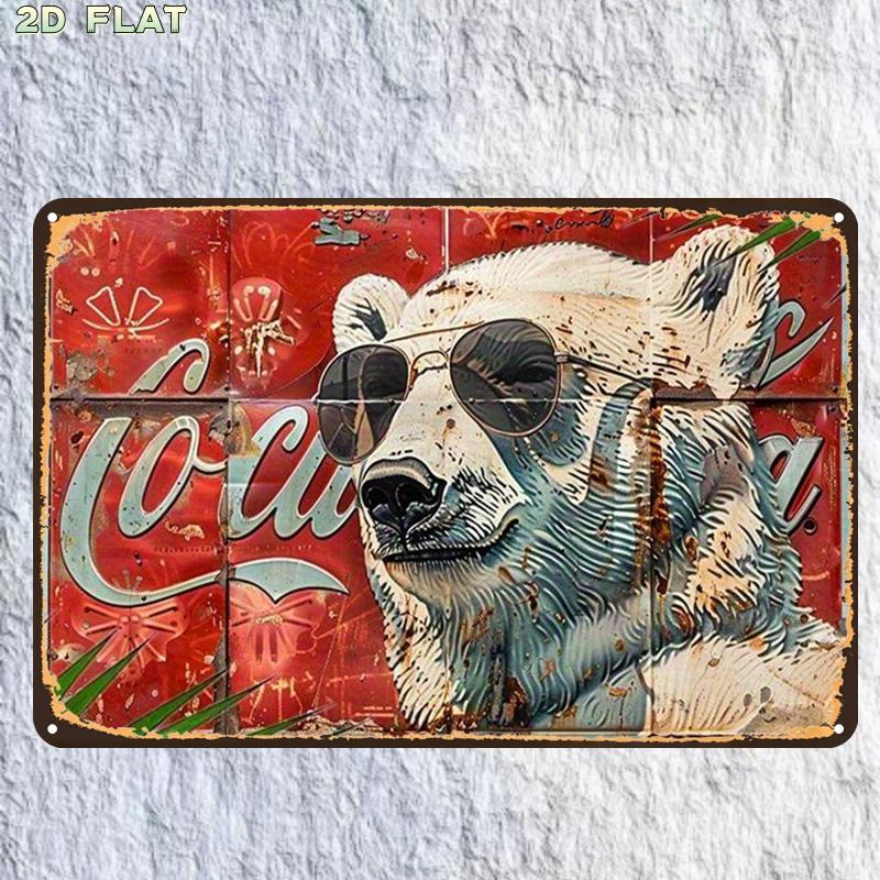 Vintage Polar Bear Fashion Gla - Vintage Fashion Prints For Wall recension och pris