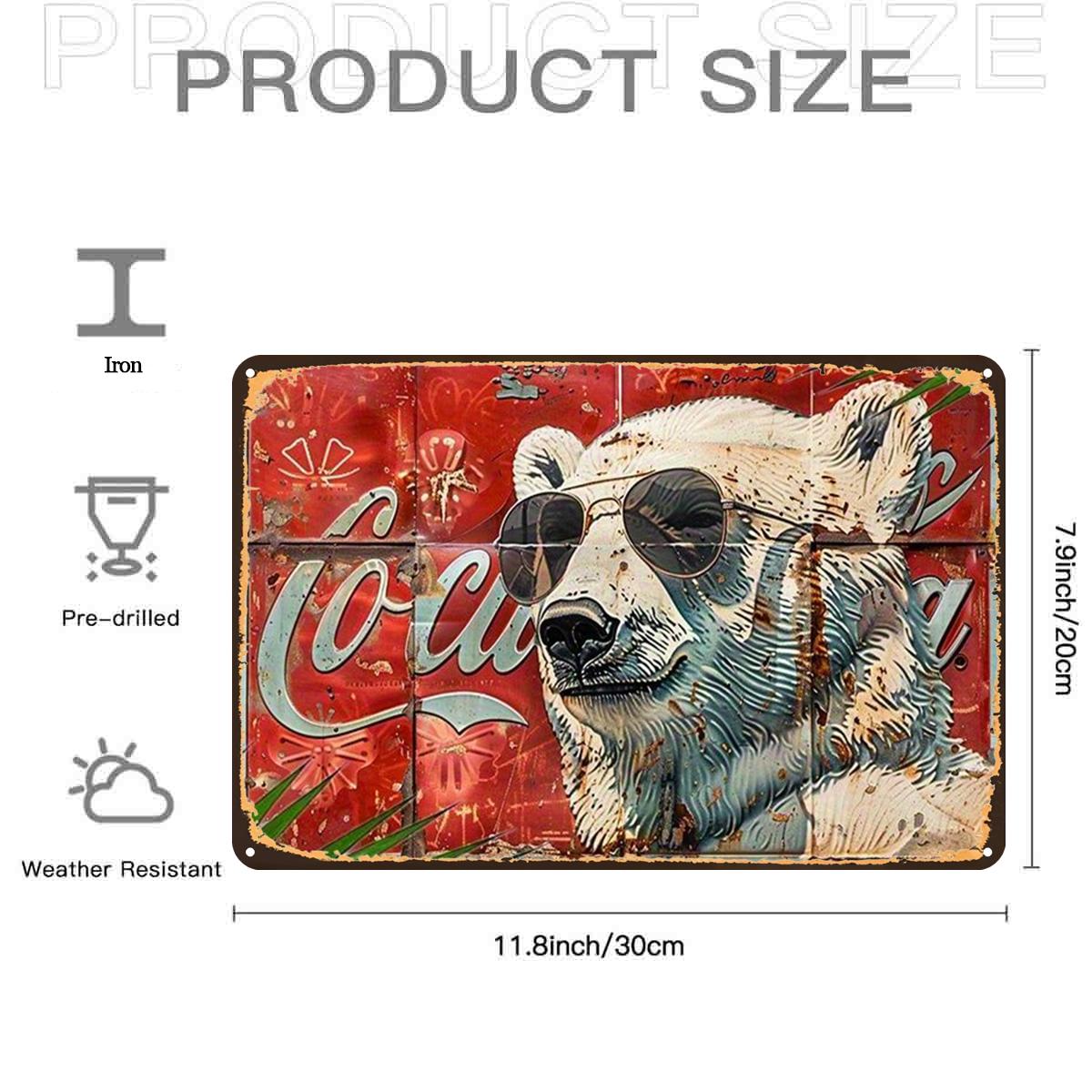 Vintage Polar Bear Fashion Gla - Vintage Fashion Prints For Wall recension och pris