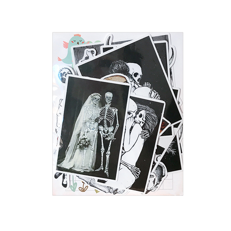 23pcs Creative Skull love stic - Vintage Fashion Magazines recension och pris