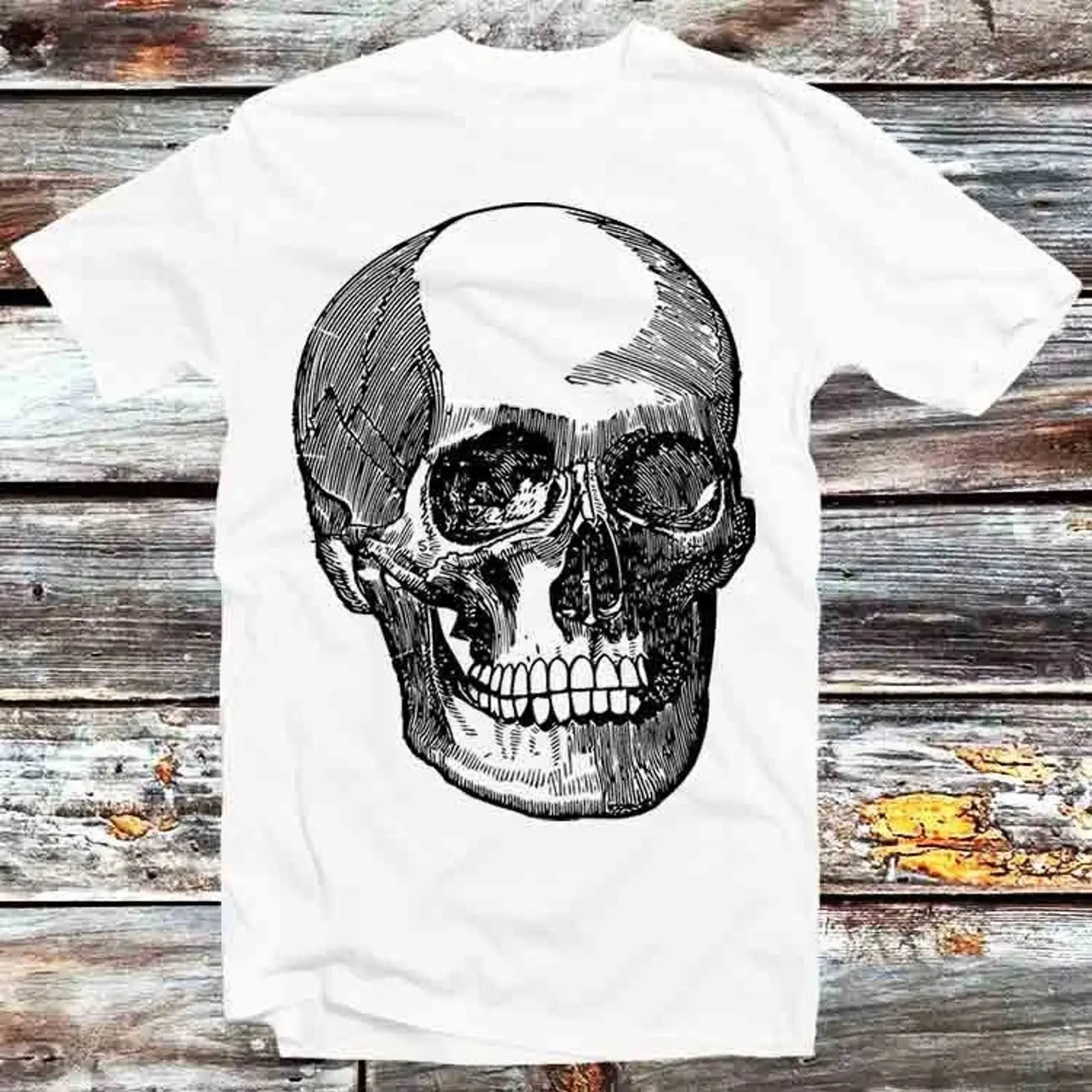 Spooky Skull Space Skin Horror - Vintage Fashion Sketches recension och pris