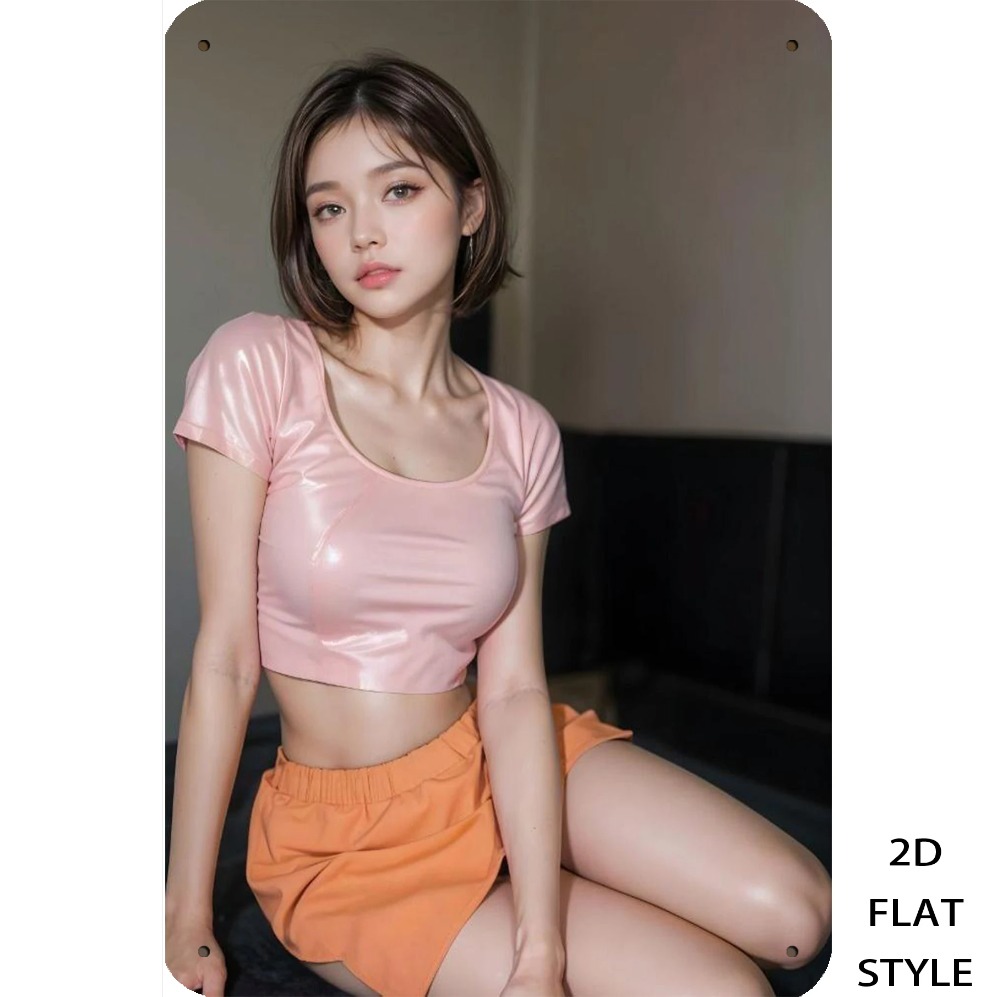 2D Flat Style Fashion Women Fi - Vintage Fashion Sketches recension och pris