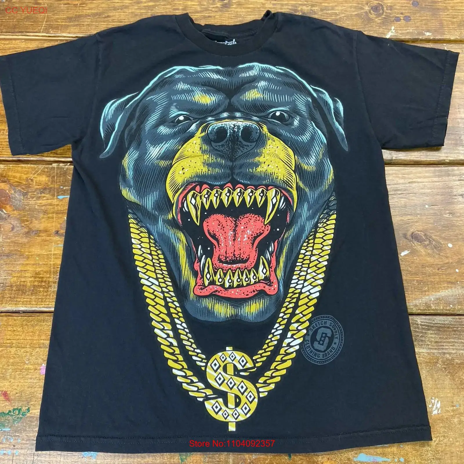 Y2K Rottweiler Dog Sketch Supp - Vintage Fashion Sketches recension och pris