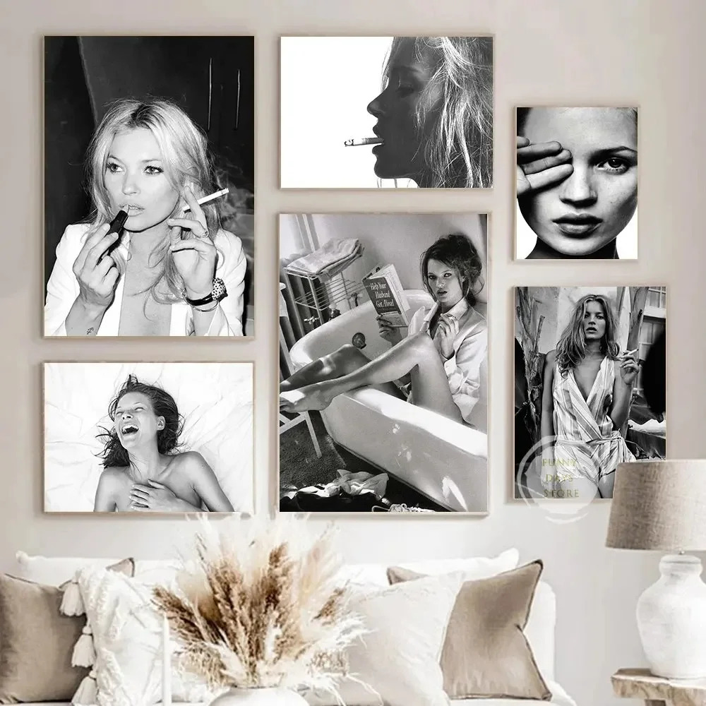 Vintage Sexy Supermodel Kate M - Vintage Fashion Sketches recension och pris