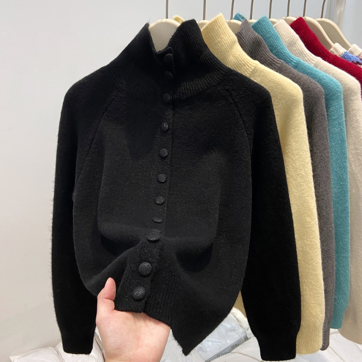 New Solid Candy Women's Knit S - Turtleneck Knit 90S recension och pris
