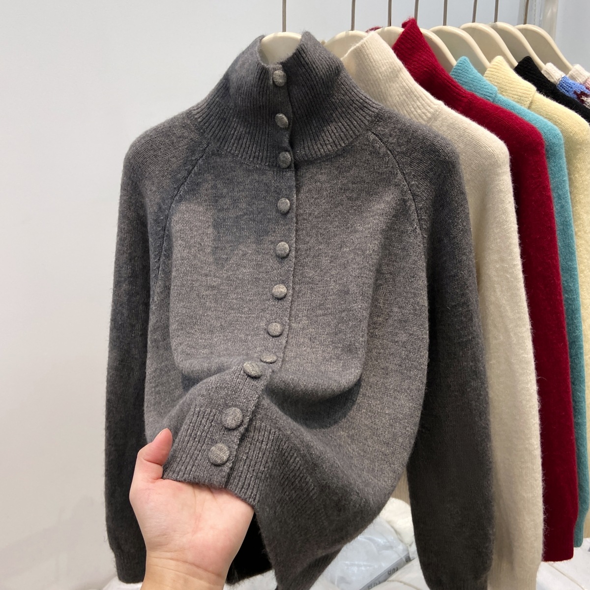 New Solid Candy Women's Knit S - Turtleneck Knit 90S recension och pris