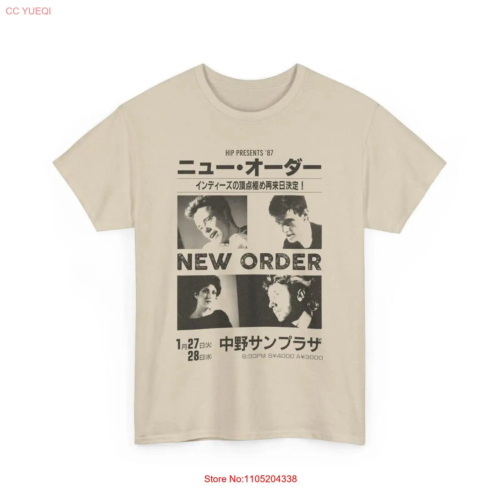 Vintage New Order Live in Japa - Vintage Fashion Japan recension och pris