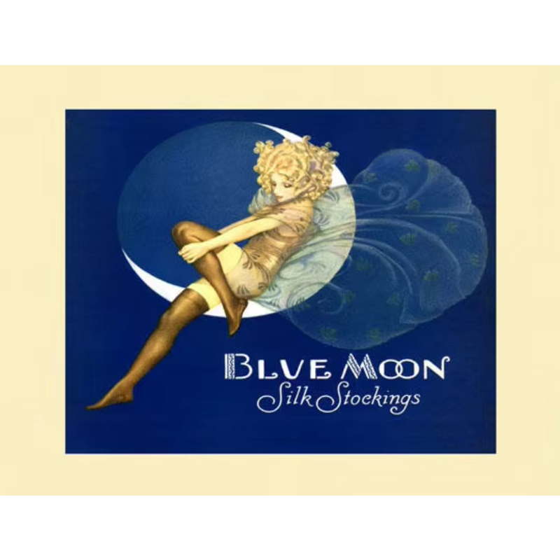 BLUE MOON Fairy Stockings Fash - Vintage Fashion Prints For Wall recension och pris
