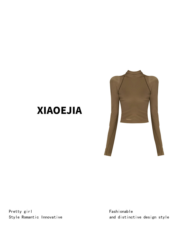 Women Green GothicT-shirt Hara - Turtleneck Knit 90S recension och pris