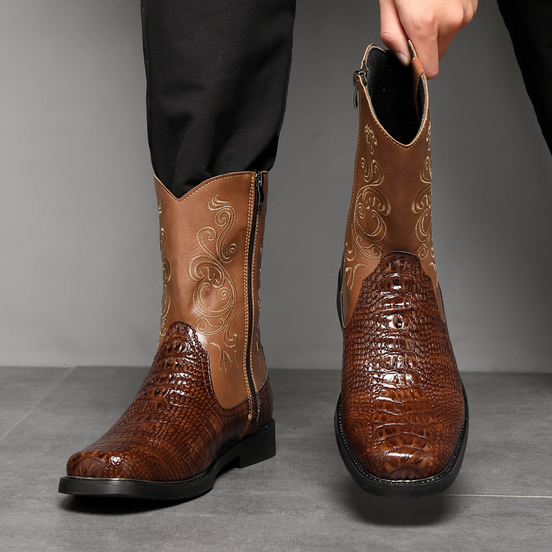 Men's Wide Width Tall Cowboy B - Vintage Fashion Boots recension och pris