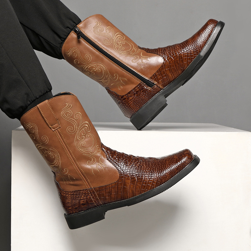 Men's Wide Width Tall Cowboy B - Vintage Fashion Boots recension och pris