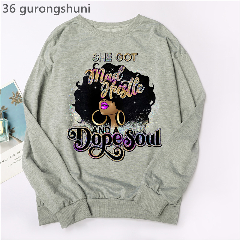 Watercolor Black Girl Magic Ho - Turtleneck Knit 90S recension och pris