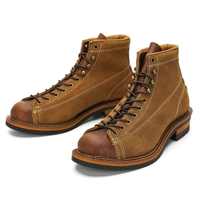 Vintage Men's Genuine Leather  - Vintage Fashion Boots recension och pris