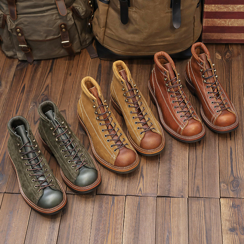 Vintage Men's Genuine Leather  - Vintage Fashion Boots recension och pris
