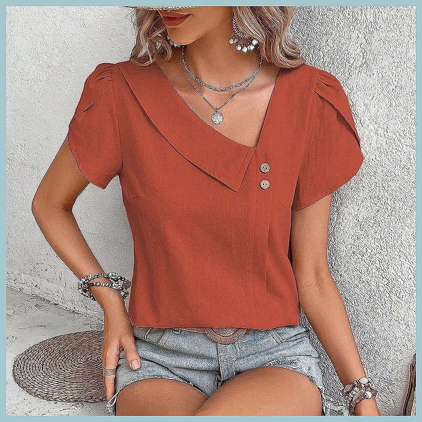 2024 Summer Vintage Solid Colo - Vintage Fashion Women recension och pris