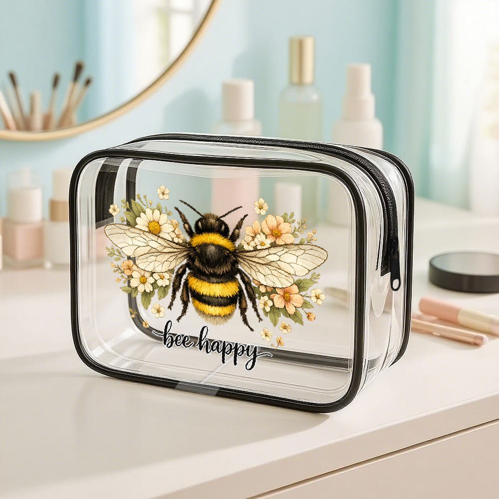 Travel Makeup Cases Bumble Bee - Vintage Fashion Org recension och pris